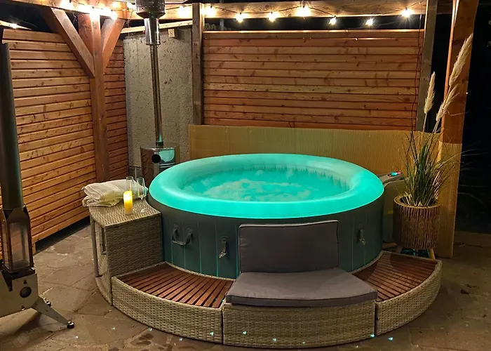 Am Wald - Leipzig Land Whirlpool & Infrarotkabine Feriehus Brandis